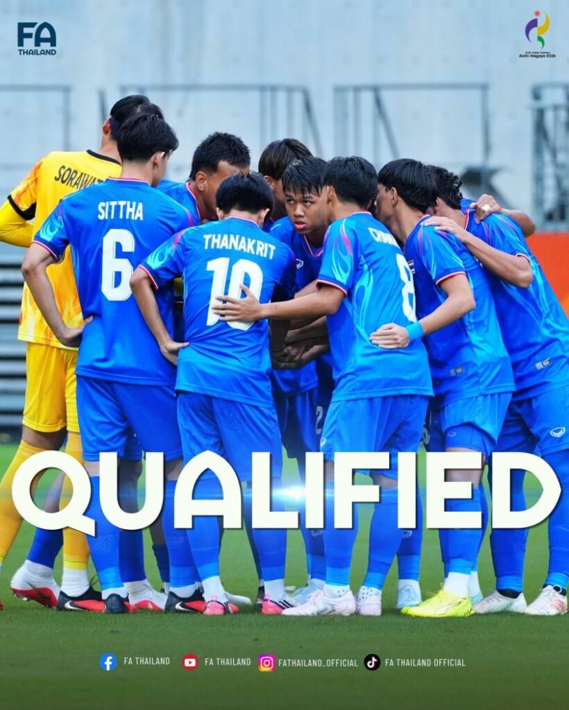 CHÍNH THỨC: U23 Thái Lan giành vé vào tứ kết ASIAD 20