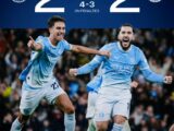 Man City nghẹt thở vượt Brighton, vé tứ kết Carabao Cup đổi chủ phút cuối