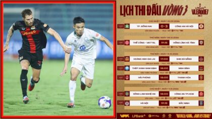 V-League vòng 3: Hà Nội khát điểm, Nam Định đối mặt thử thách